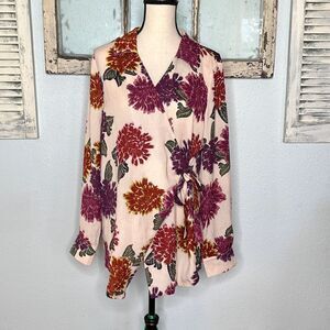 NWT Gorgeous Wrap Style Blouse by Emelia